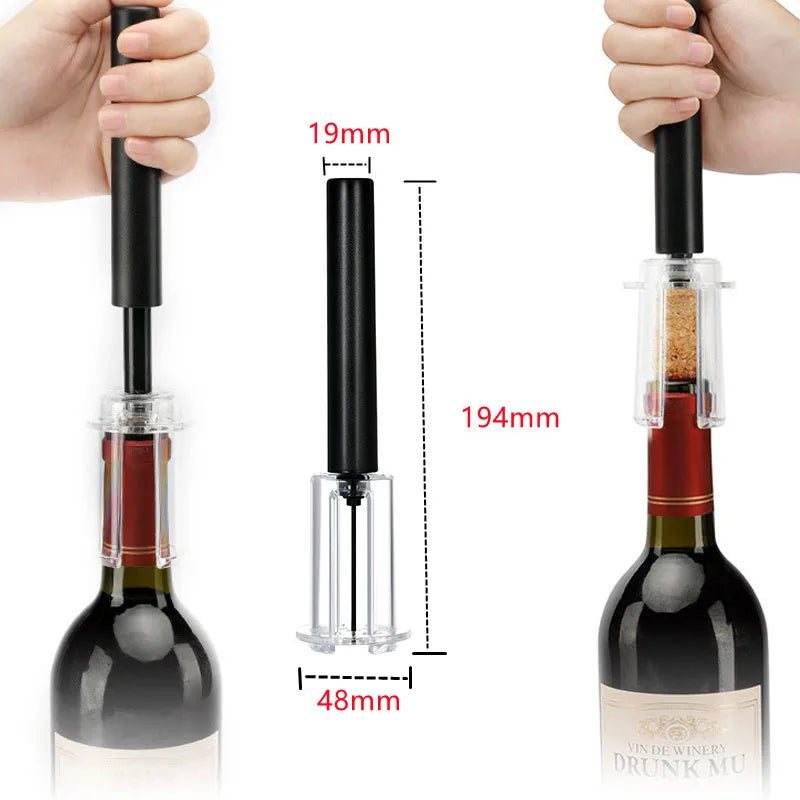 UTES - Apribottiglie per vino in acciaio inossidabile con perno