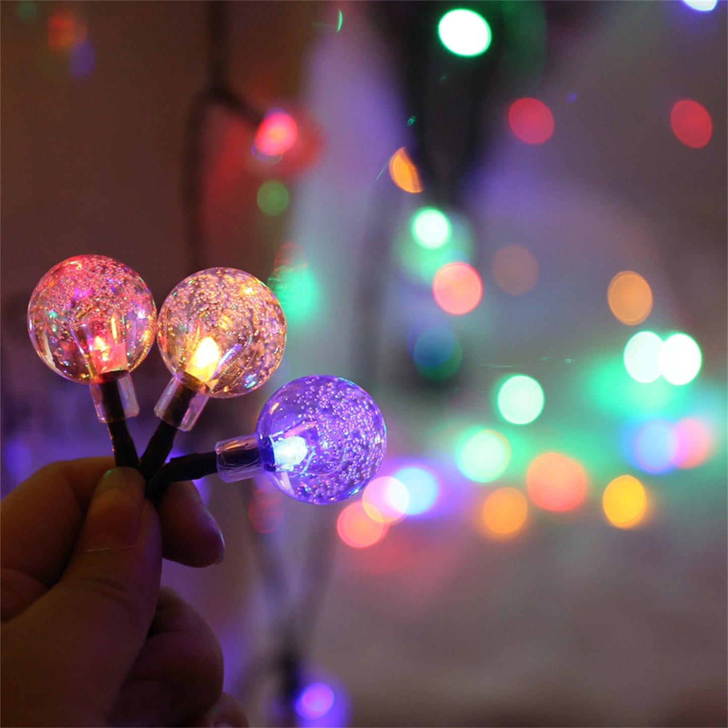 OUTDB - Luci a sfera solari con bolle
