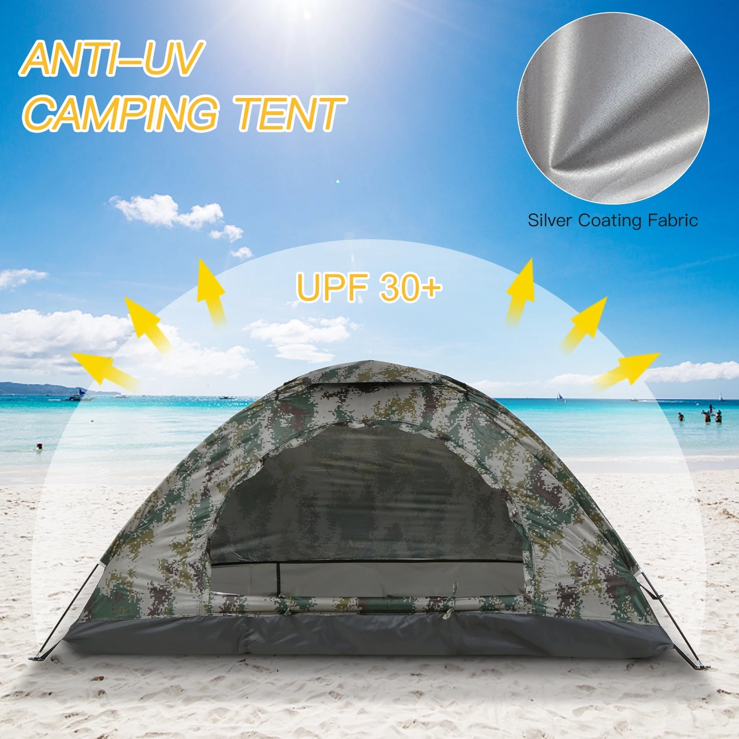 CAMP - Tenda da campeggio ultraleggera per 1/2 persone