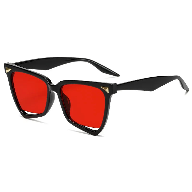 SUN09 -  Occhiali da sole donna oversize con montatura a occhio di gatto&nbsp;