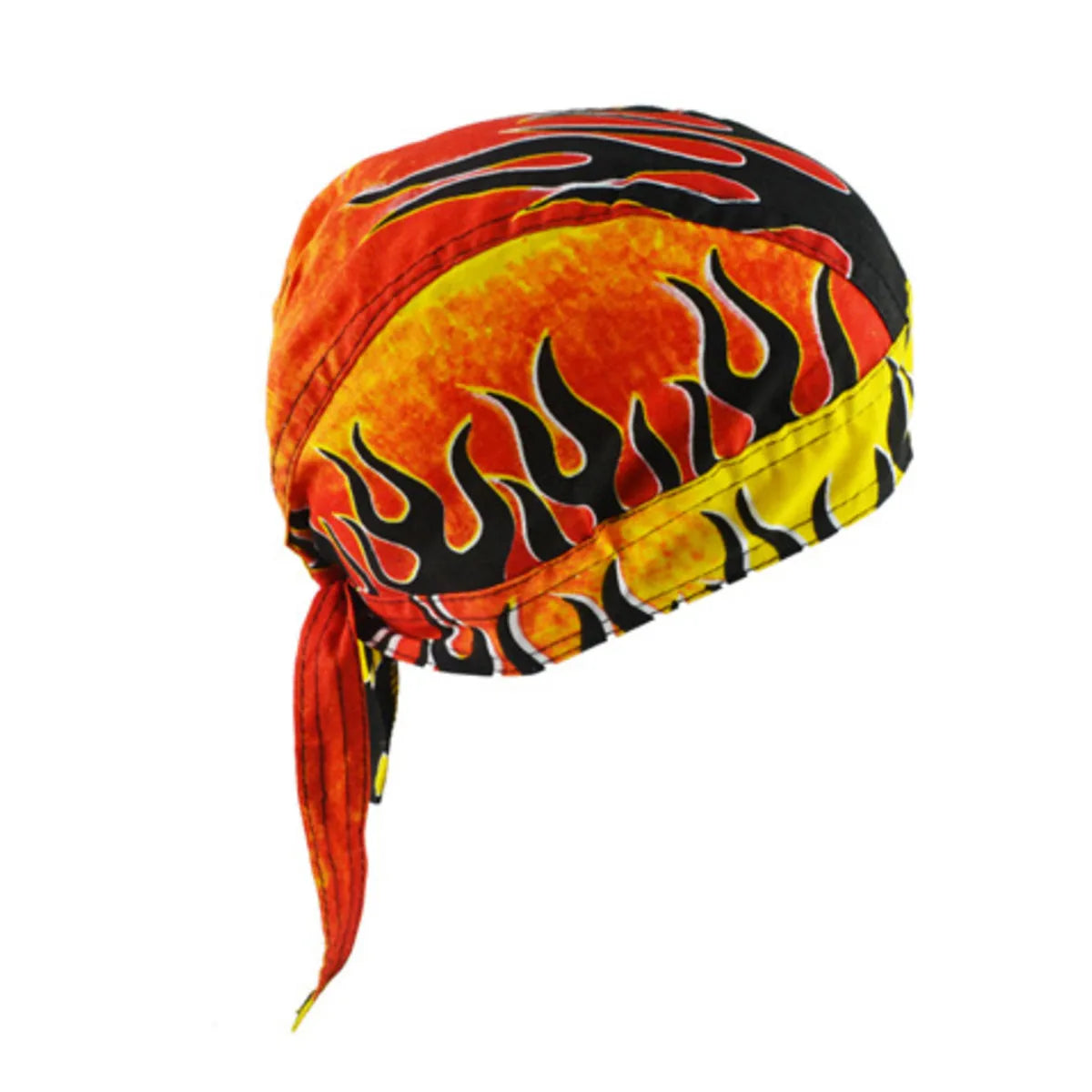 BAND14 - Berretto in cotone con teschio da motociclista