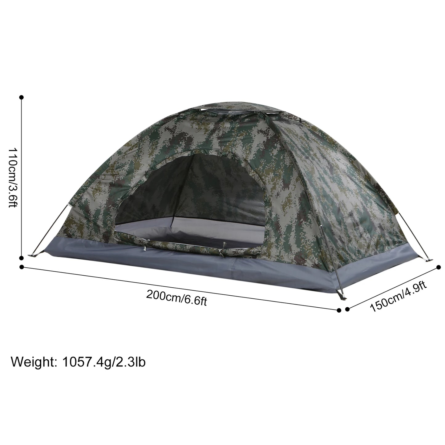 CAMP - Tenda da campeggio ultraleggera per 1/2 persone