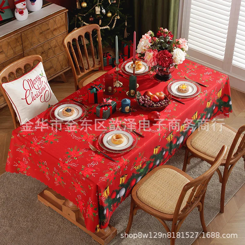 TESS16 - Tovaglia natalizia stampata impermeabile