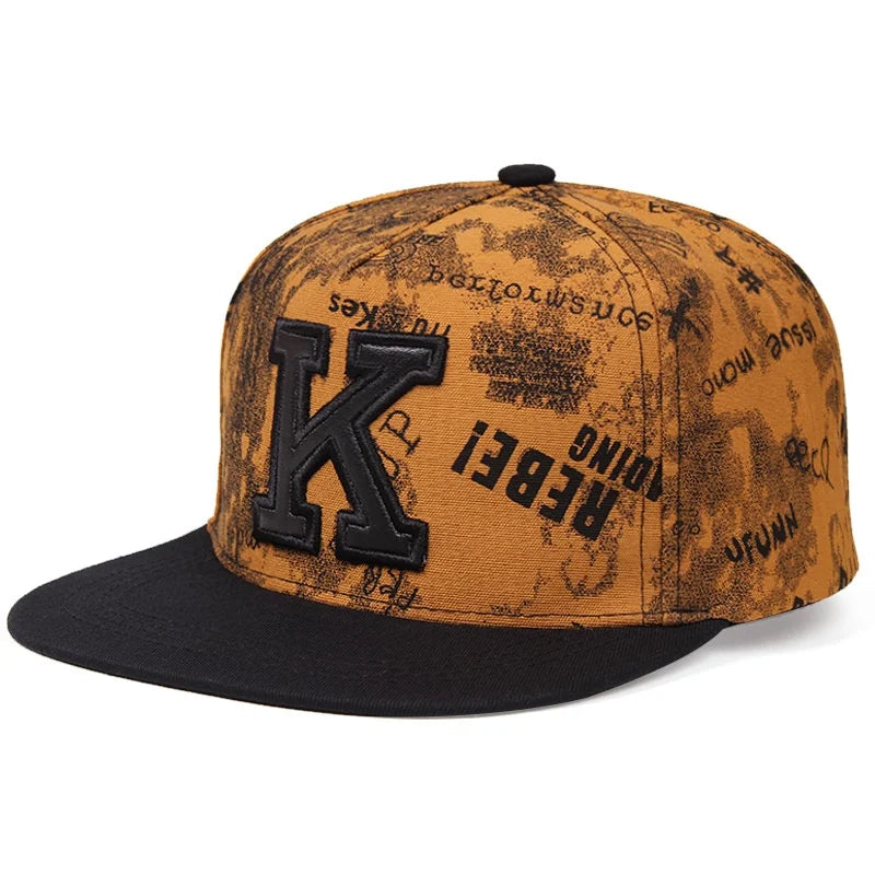CAP04 - Cappellino da baseball con lettera K