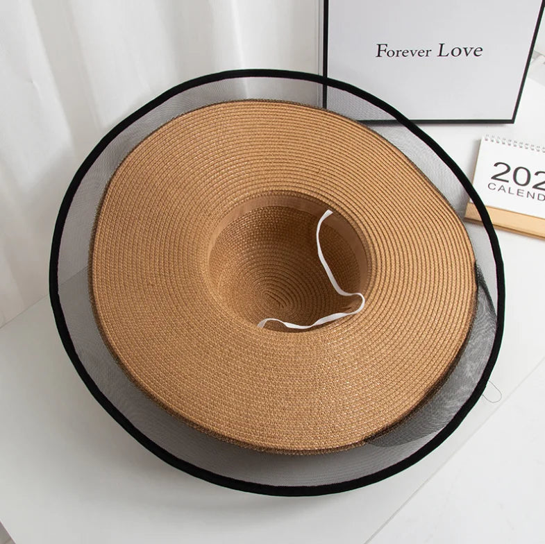 CAP11 - Cappello da spiaggia a tesa larga da donna