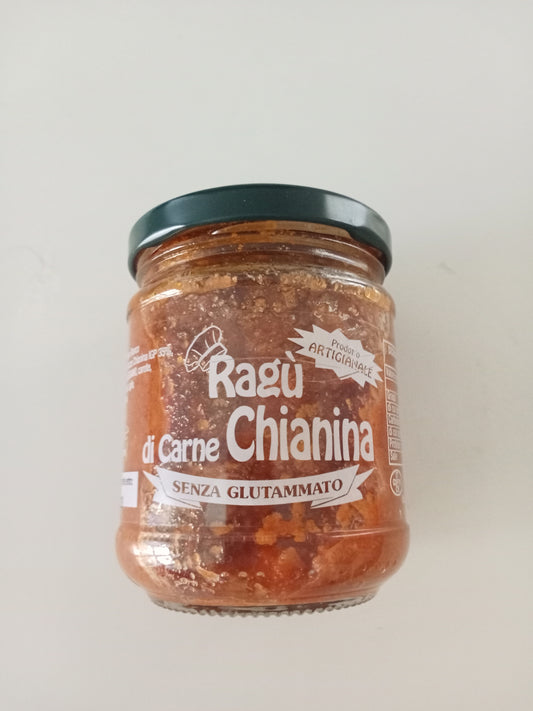 RAGU DI CHIANINA ( senza glutammato ) gr 180