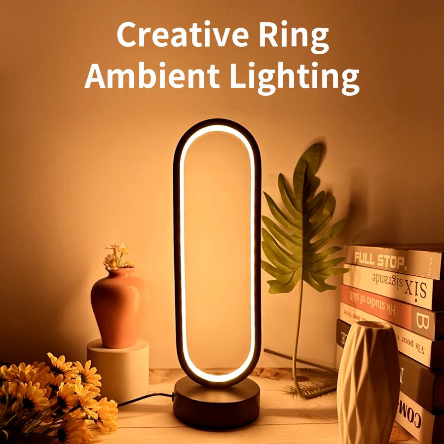 ILLUR -  Lampada da notte ad anello per camera da letto