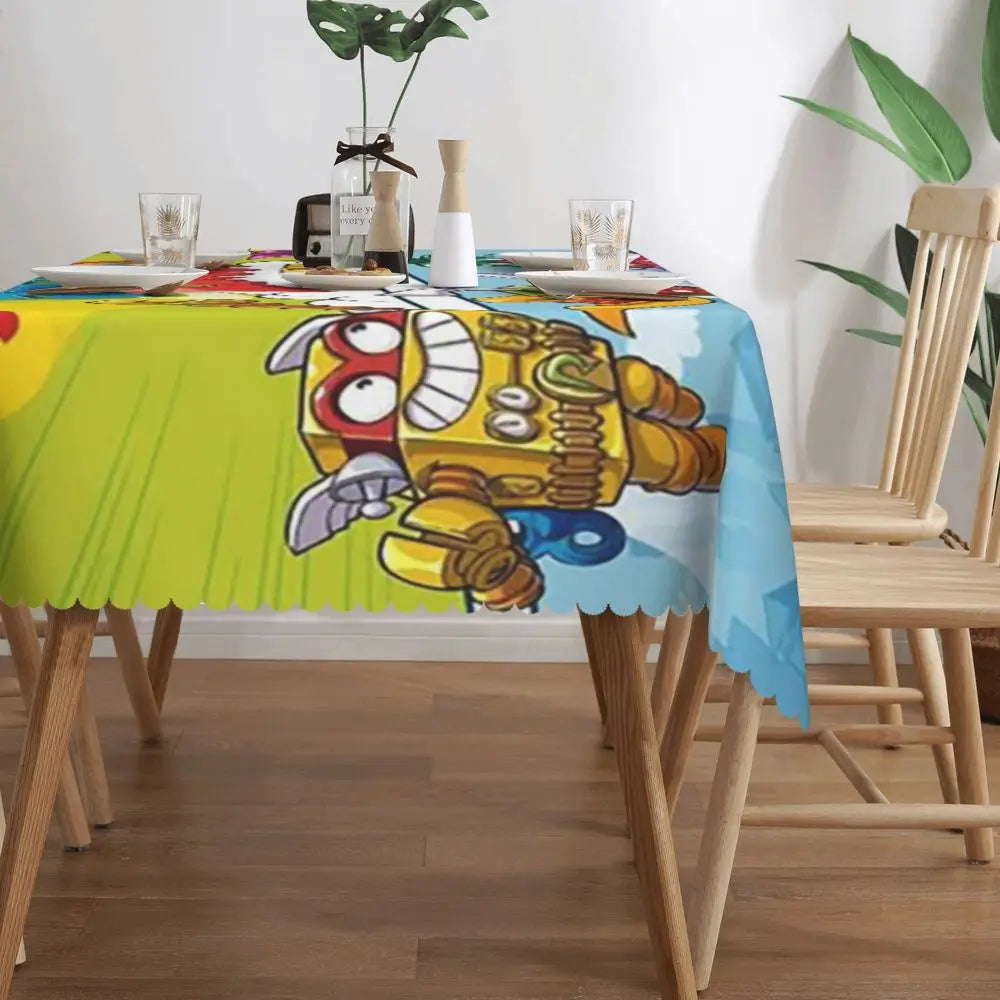 TESS15 - Tovaglia rettangolare personalizzata Cartoon