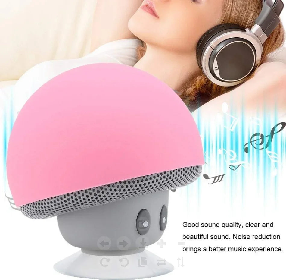 AE05 - Mini Bluetooth Mushroom Speaker Waterproof
