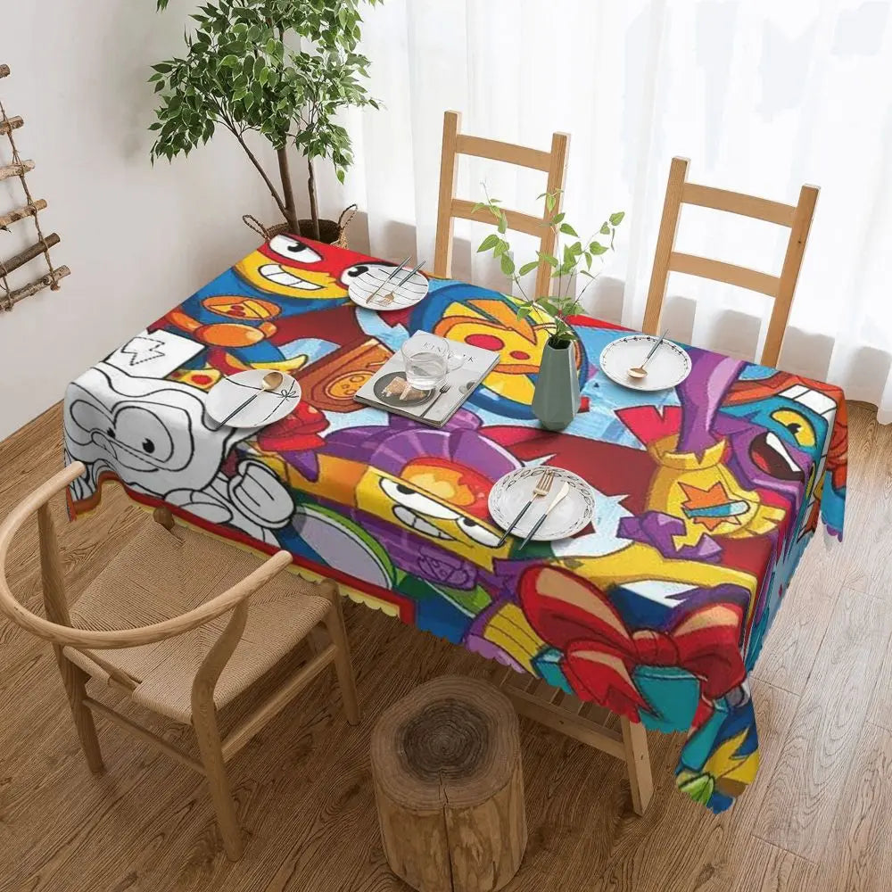 TESS15 - Tovaglia rettangolare personalizzata Cartoon
