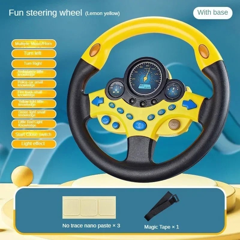 TOYS - Volante giocattolo per bambini per sedile posteriore