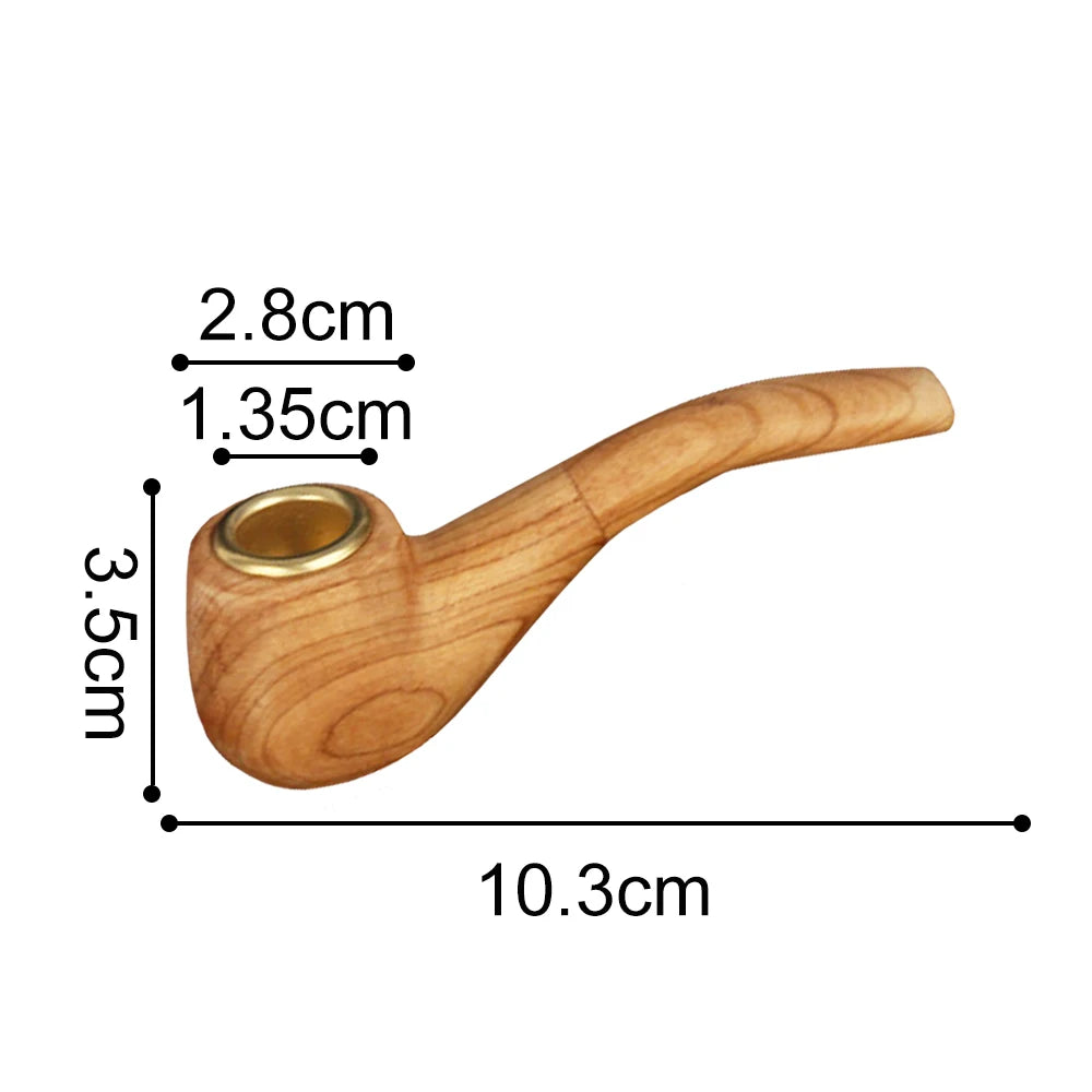 PIPE08 - Pipa per tabacco in legno massello retrò