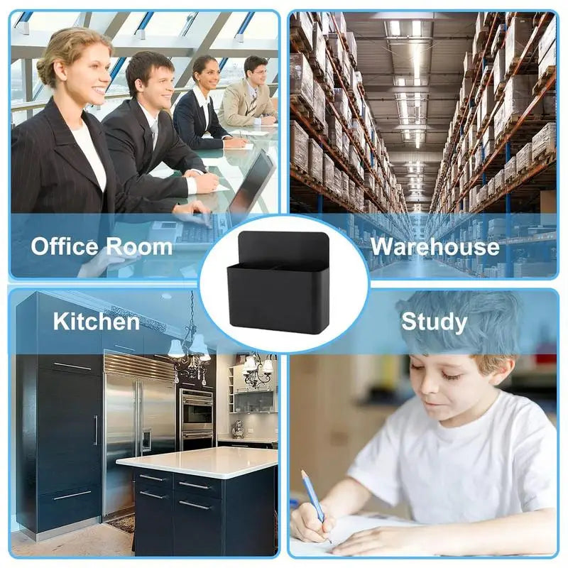 WA08 - Magnetic Pen Holder Container Whiteboard Marker Organizer