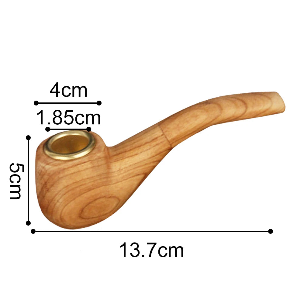 PIPE08 - Pipa per tabacco in legno massello retrò