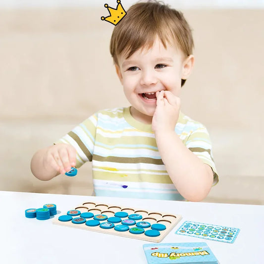 T10 - Find The Same Pattern Puzzle Game Kids Cartoon Animal Memory