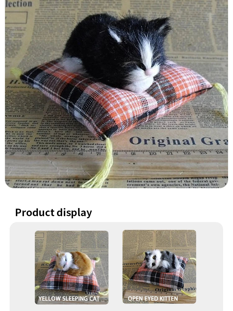 P02 - Animal Flower Cat Cloth Cushion