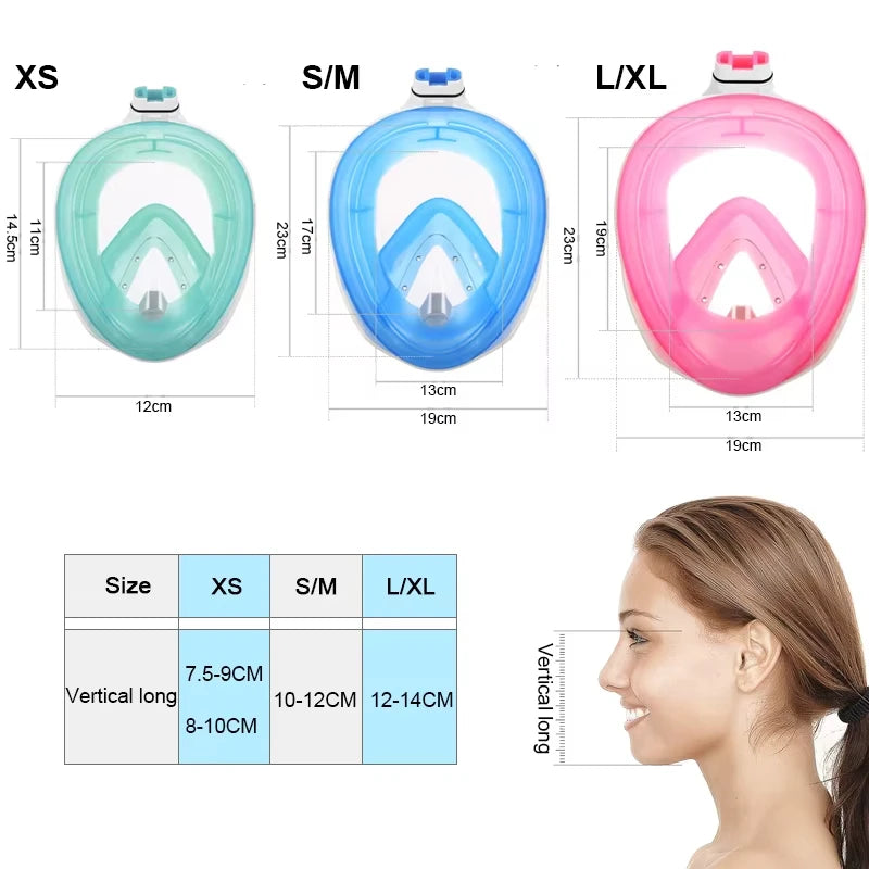 SNOR - Maschera Professionale per Snorkeling