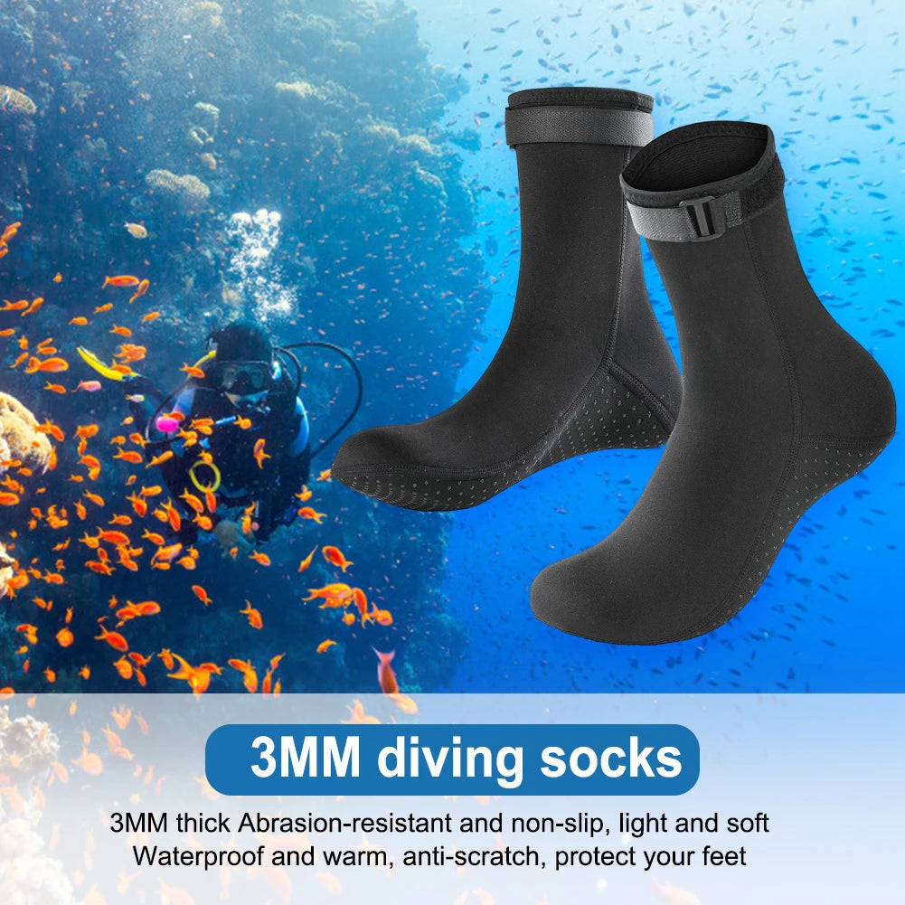 SNOR - Calzini da pesca subacquea per lo snorkeling da 3 mm neoprene