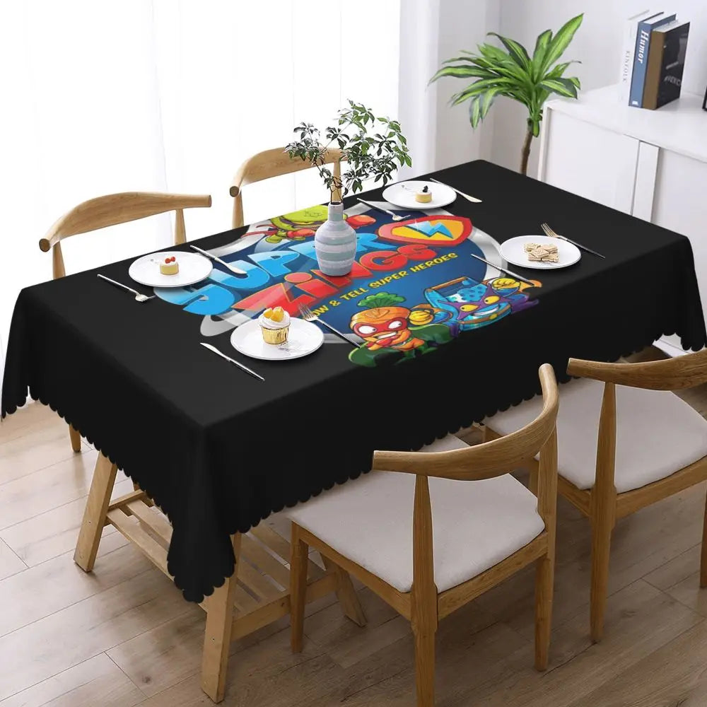 TESS15 - Tovaglia rettangolare personalizzata Cartoon