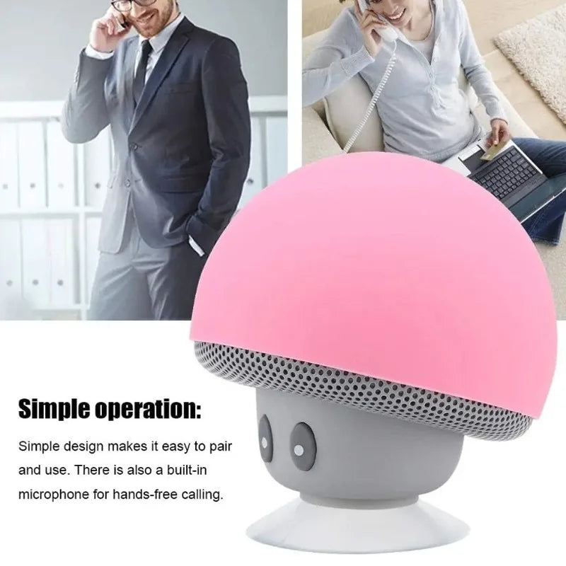 AE05 - Mini Bluetooth Mushroom Speaker Waterproof