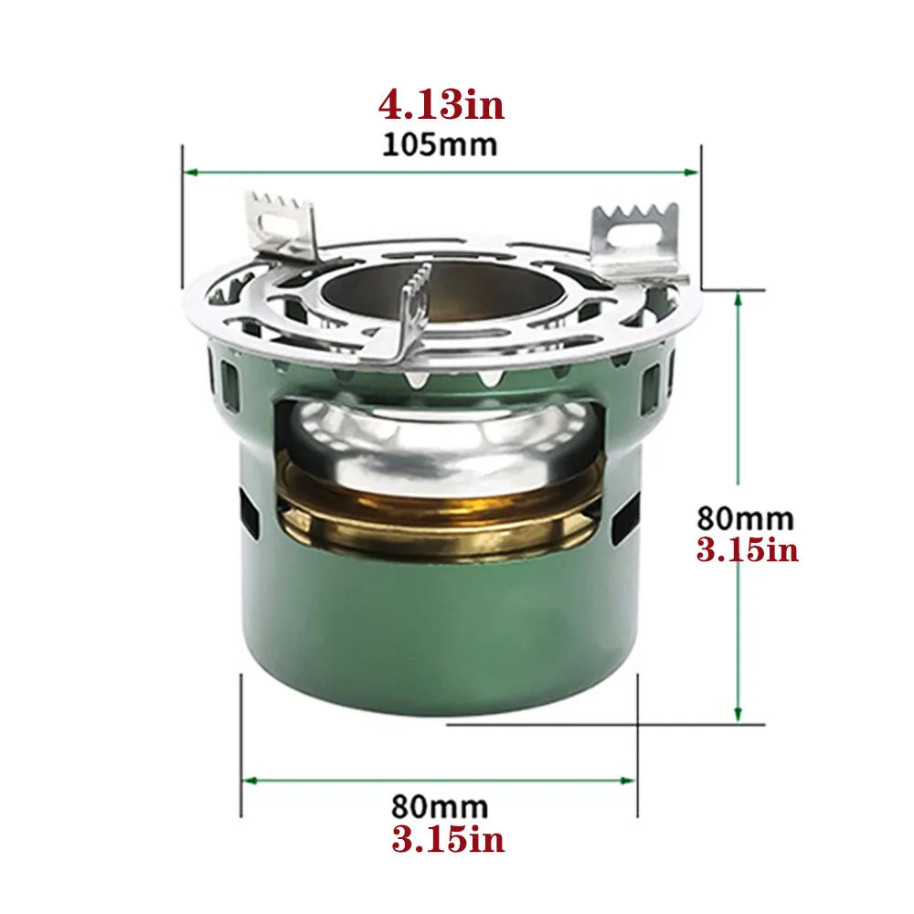 M02 - Camping Gear and Accessories Alcohol Stove Outdoor Furnace Portable Mini Barbecue