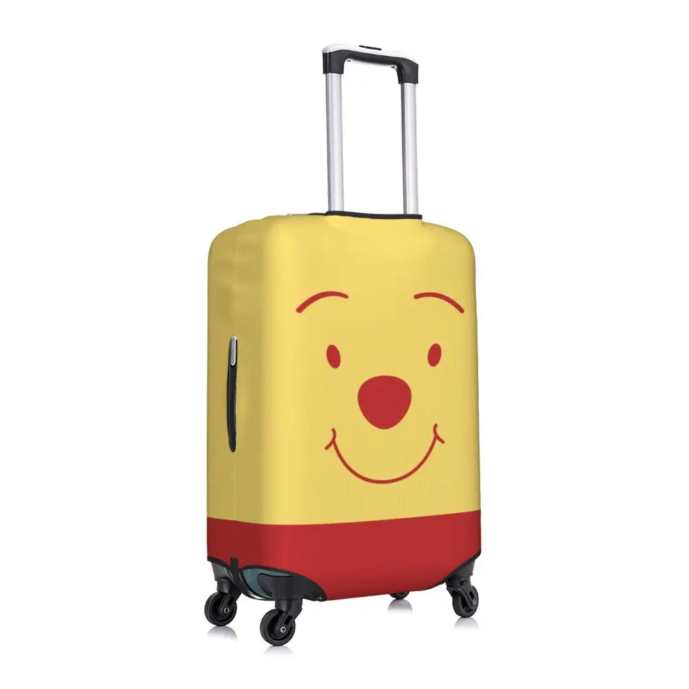 A111 - Custom Winnie The Pooh Luggage Cover Elastic