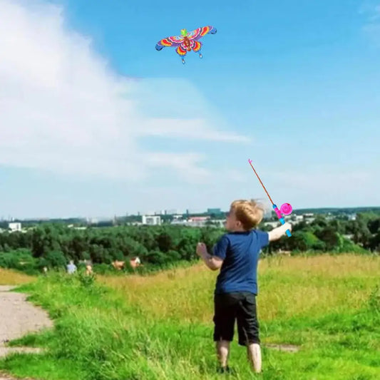 T24 - Children Kite Toy Cartoon Eagle Foldable