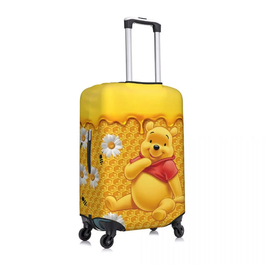 A111 - Custom Winnie The Pooh Luggage Cover Elastic