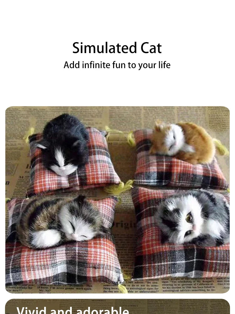 P02 - Animal Flower Cat Cloth Cushion