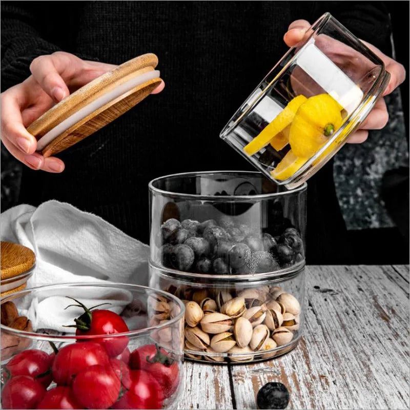 CONS - Ciotola  con coperchio impilabile Tupperware per alimenti