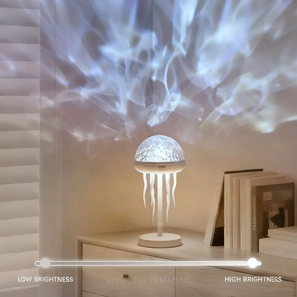 ILLUT - Proiettore di onde oceaniche con meduse e telecomando