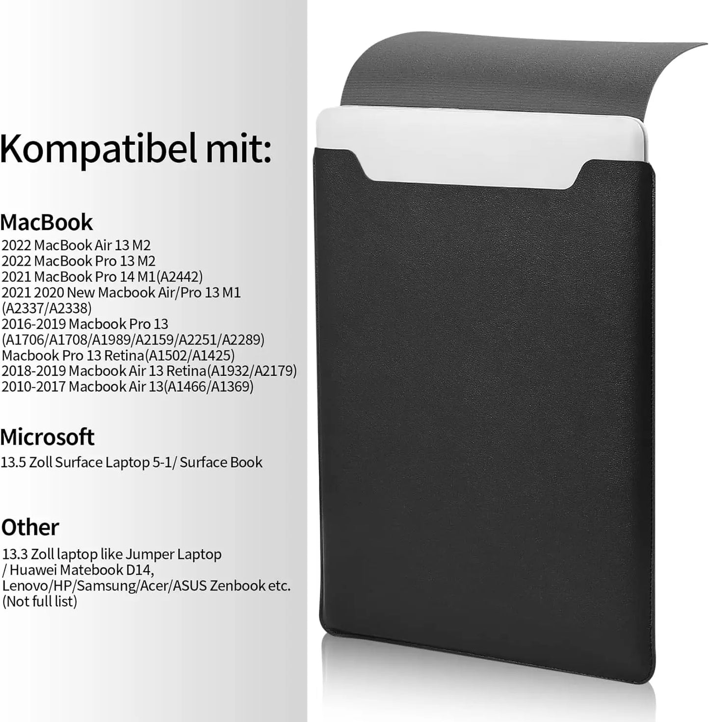 WA06 - Laptop Bag, 13/13.3/14/15/15.4/15.6/16 Inch, Notebook Computer Mouse Pad