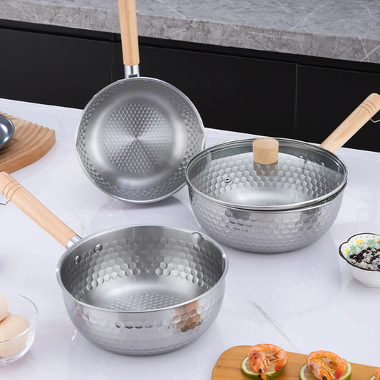 COTS - Pentola in acciaio inox manico legno