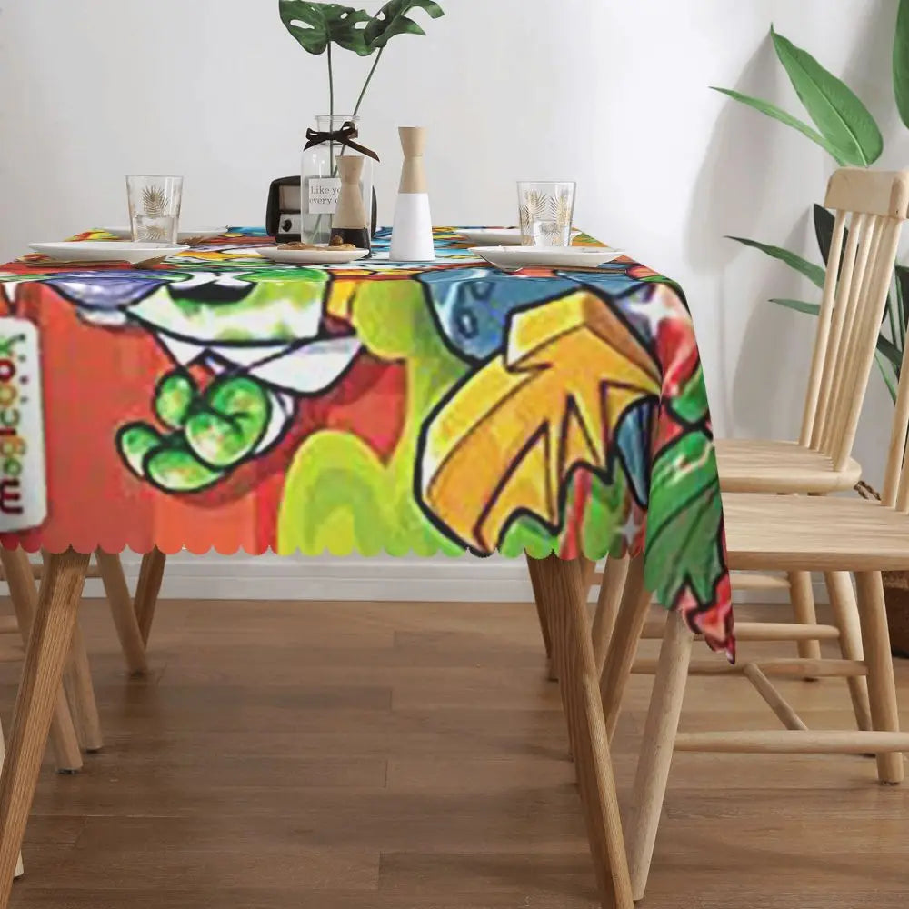 TESS15 - Tovaglia rettangolare personalizzata Cartoon