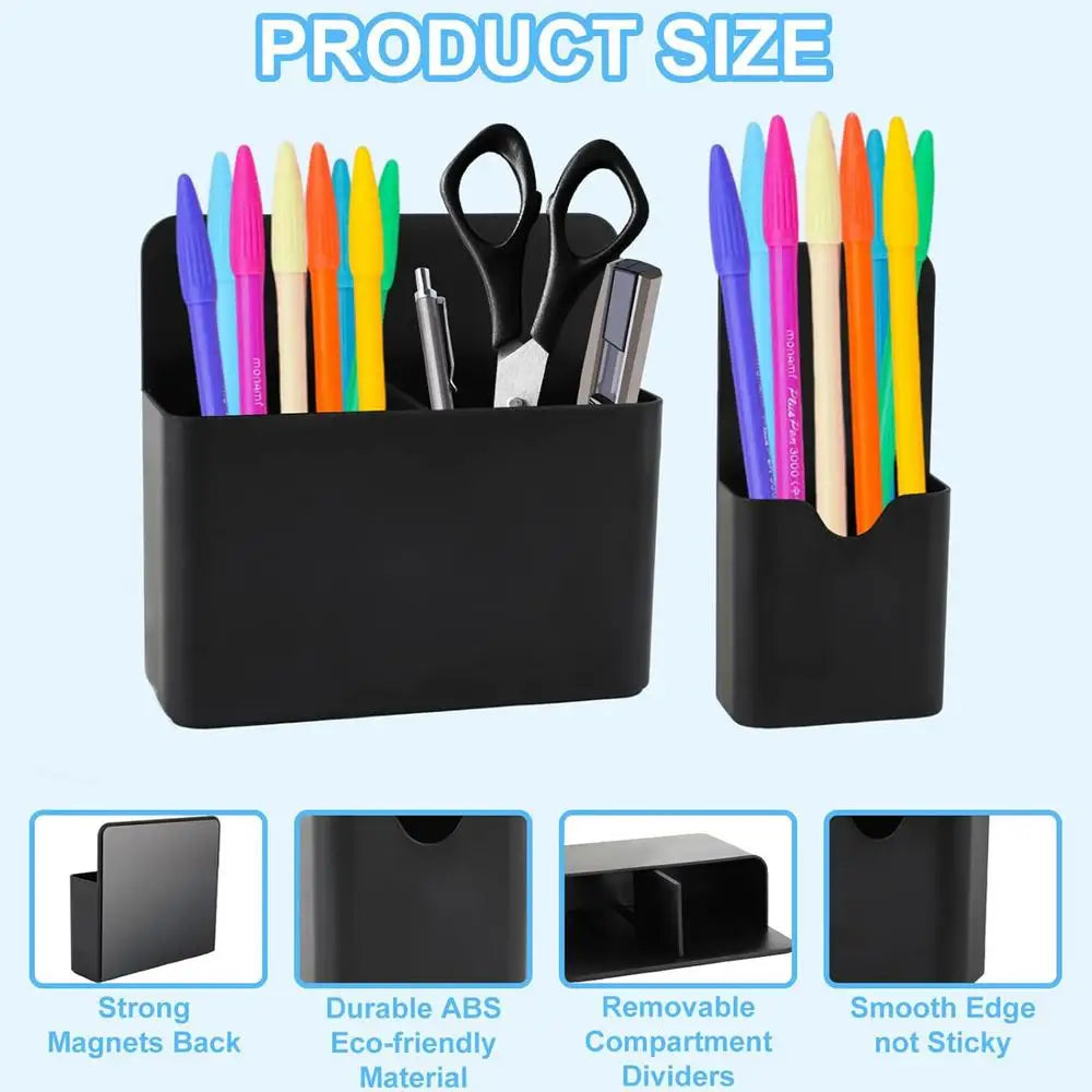 WA08 - Magnetic Pen Holder Container Whiteboard Marker Organizer