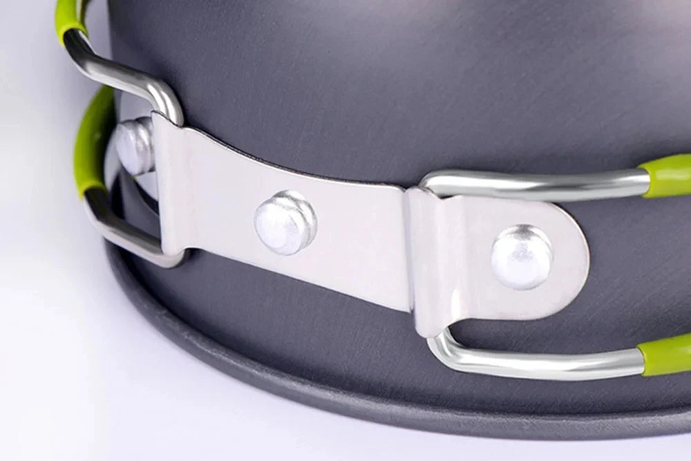 M05 - Camping Cookware Mess Kit Ultralight Camping Pot Set Outdoor
