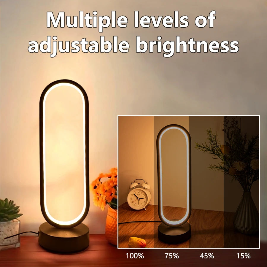 ILLUR -  Lampada da notte ad anello per camera da letto