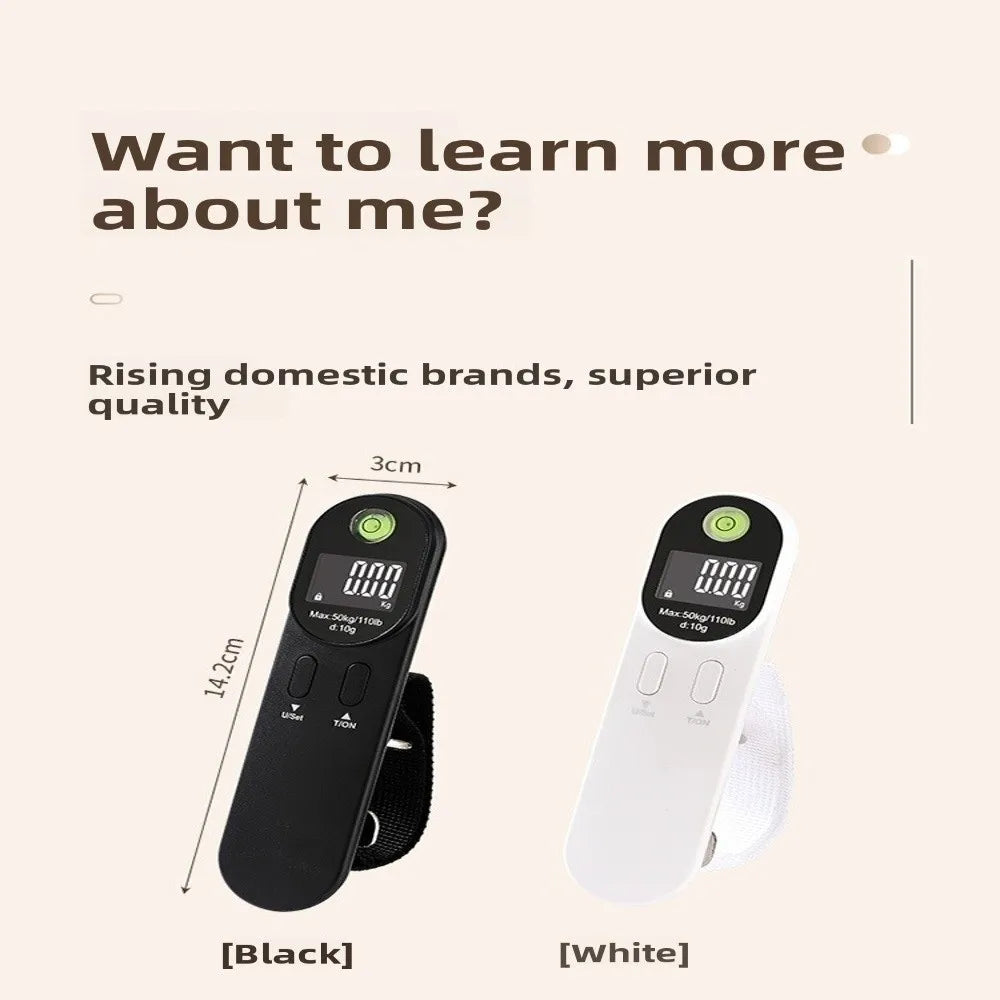 A04 - Portable Electronic Luggage Scale Kg/Oz/Ib