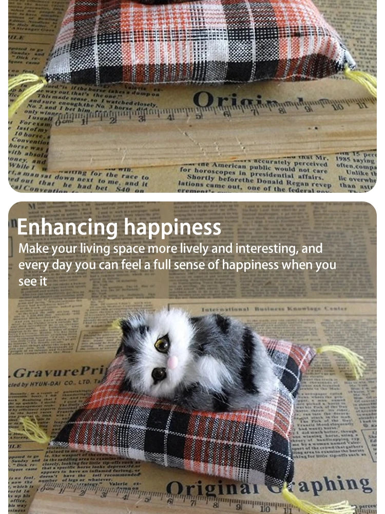 P02 - Animal Flower Cat Cloth Cushion