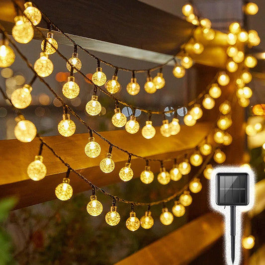 OUTDB - Luci a sfera solari con bolle