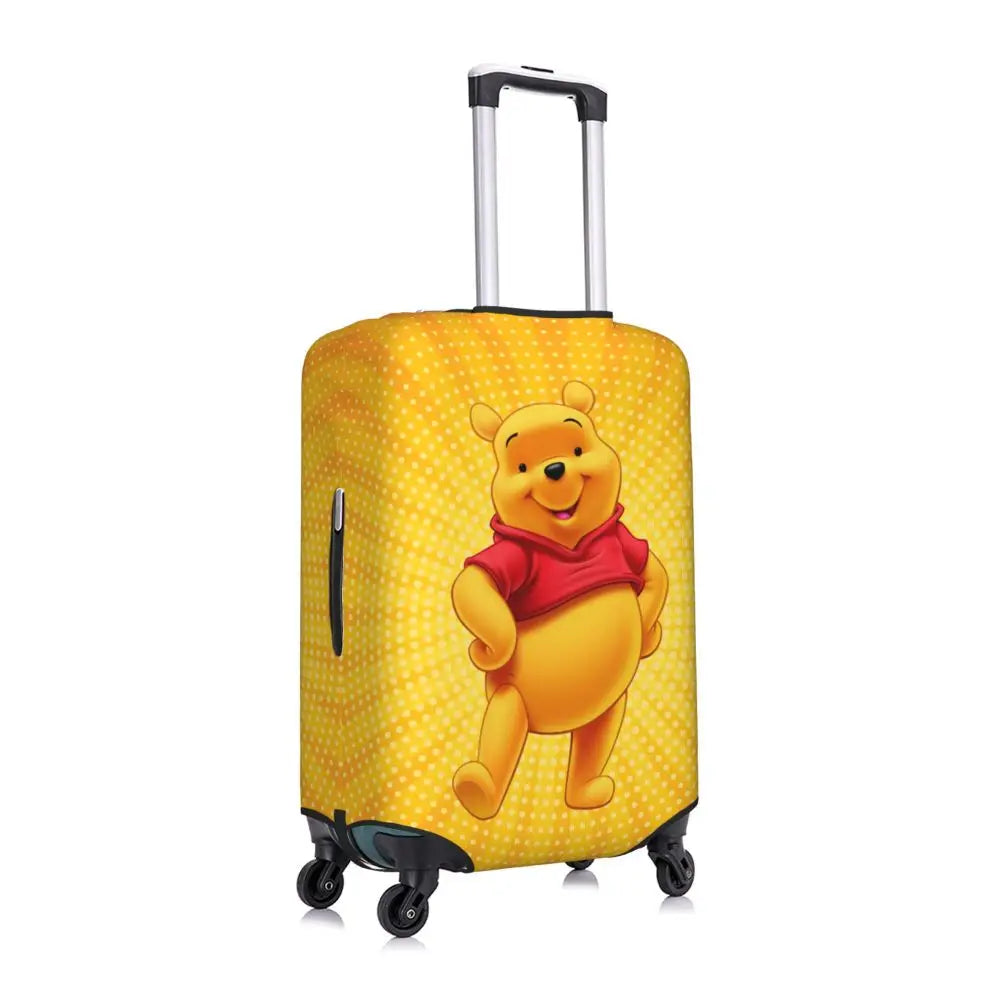 A111 - Custom Winnie The Pooh Luggage Cover Elastic