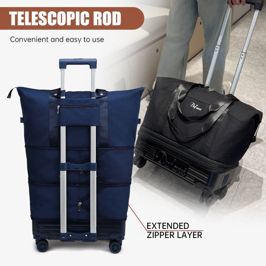 A20 - Pulley Luggage Bag, Universal Wheel Travel Bag