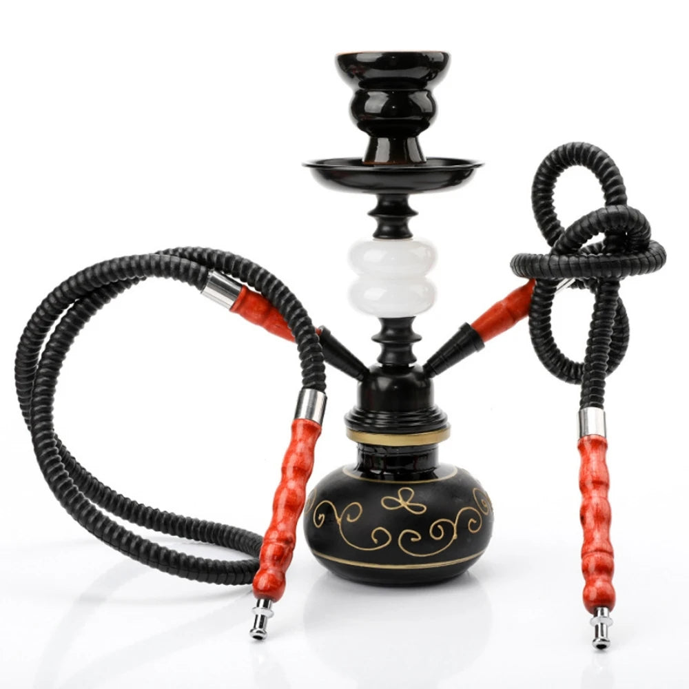 PIPE03 - Narghilè di alta qualità,moderno narghilè a 2 tubi