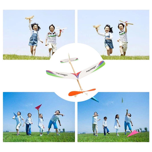 T25 - Rubber Band Powered Glider Flying Glider Planes