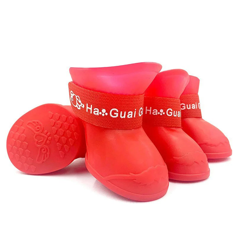PETS - Scarpe da pioggia in silicone per animali domestici