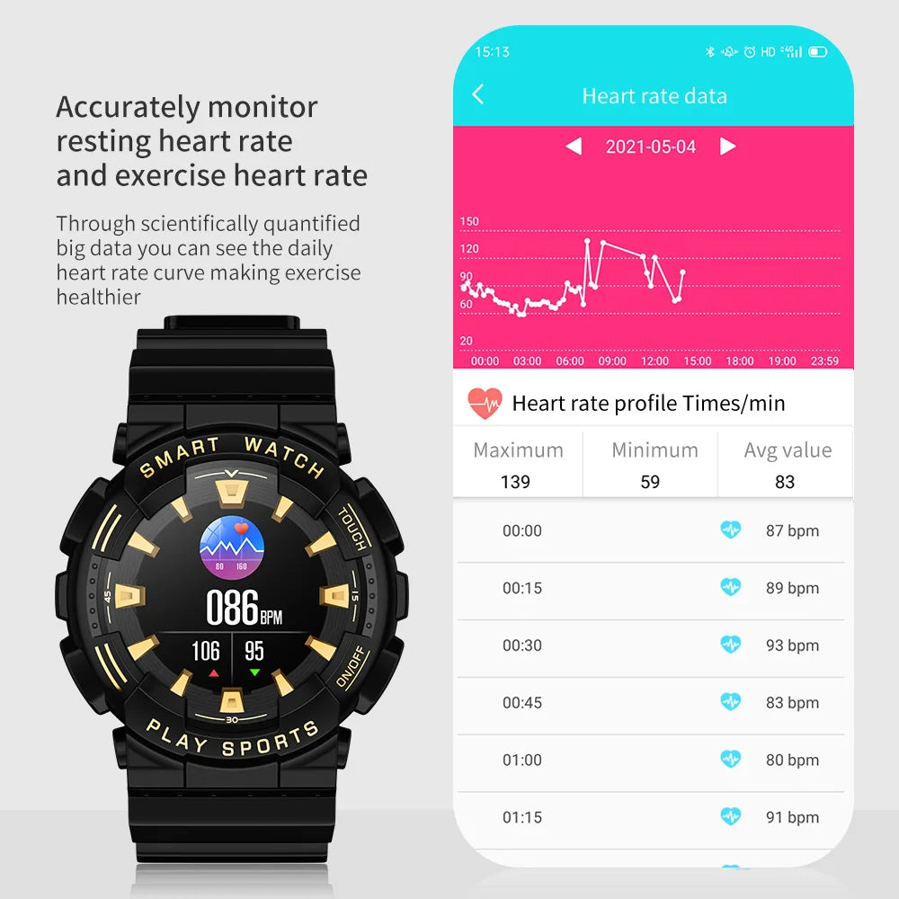 ORO04 - Orologi intelligenti sportivi  impermeabile IP67