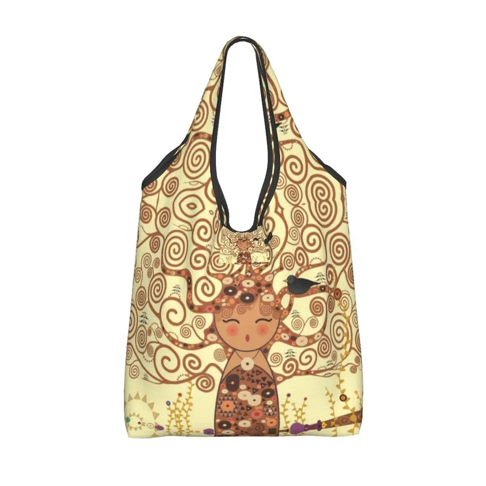 SHOP02 - Borsa per la spesa portatile simbolismo Arte