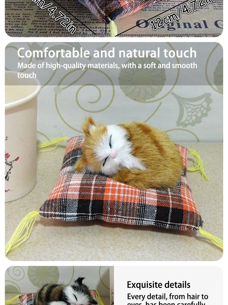 P02 - Animal Flower Cat Cloth Cushion