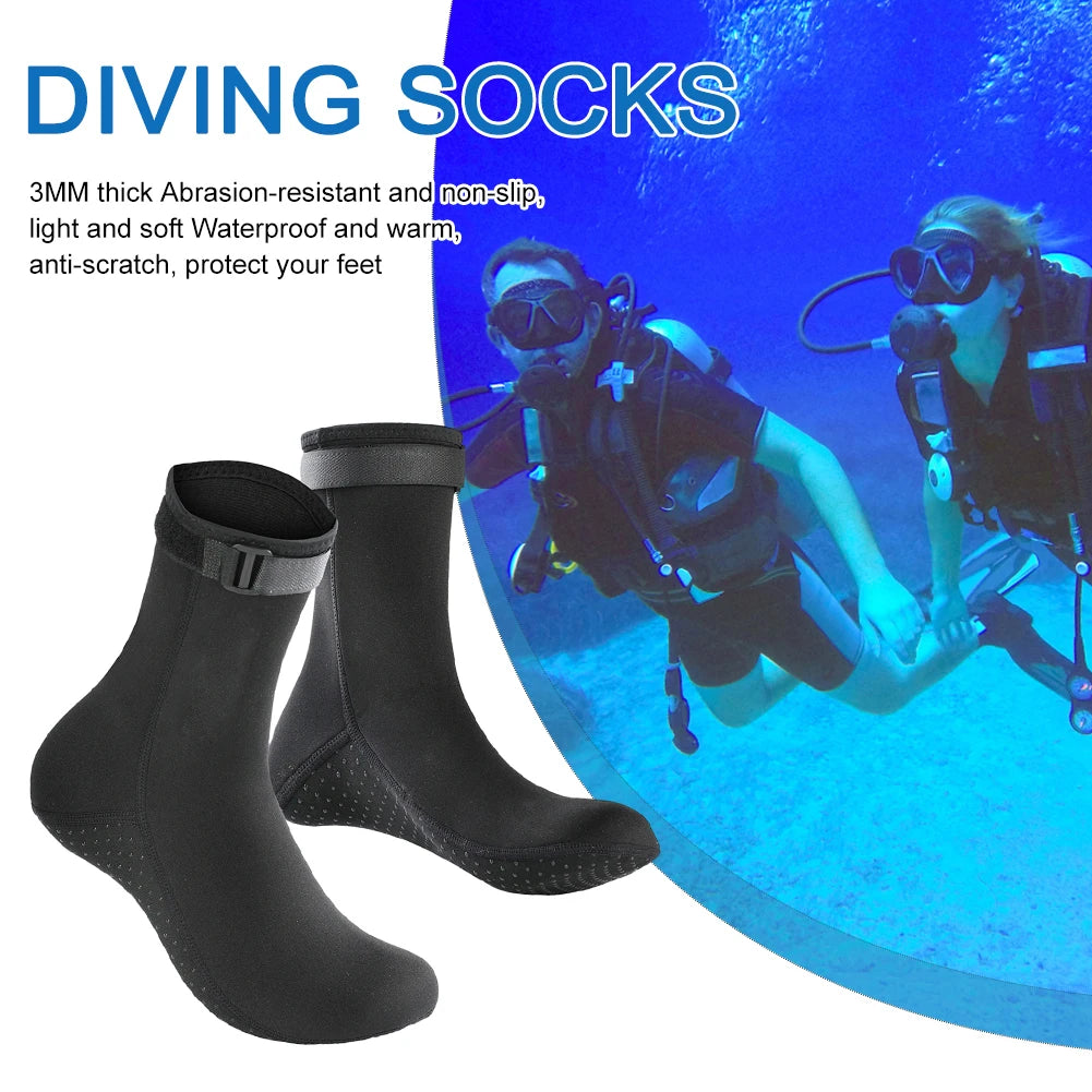 SNOR - Calzini da pesca subacquea per lo snorkeling da 3 mm neoprene