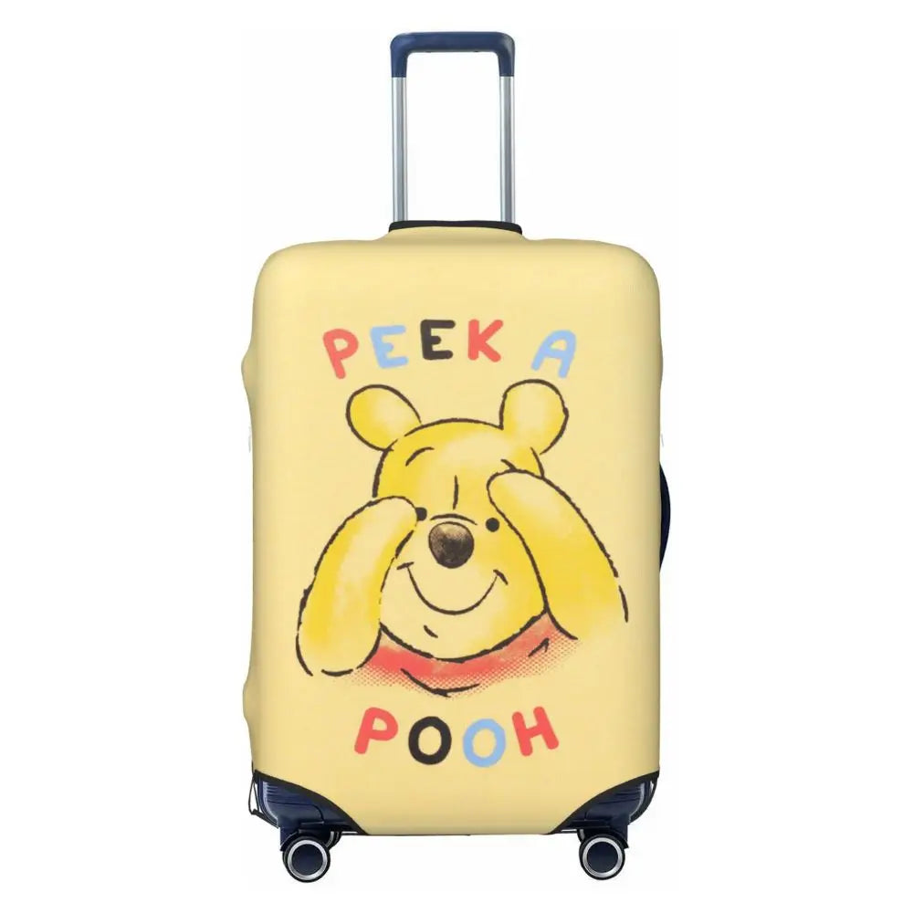 A111 - Custom Winnie The Pooh Luggage Cover Elastic